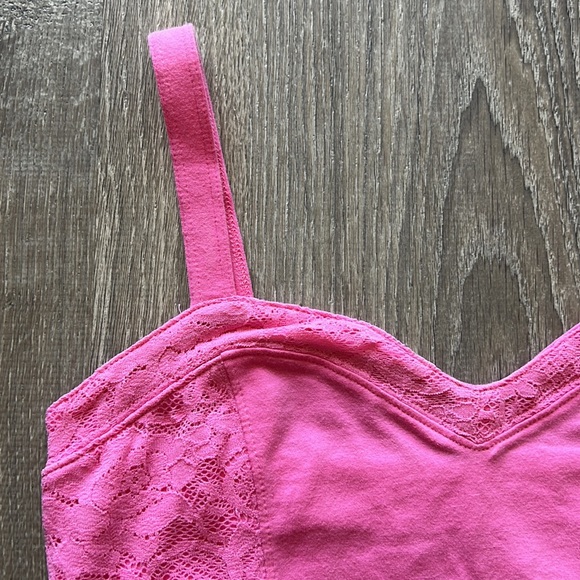 Abercrombie & Fitch Bright Pink Bralette Top Size Small - Picture 4 of 7